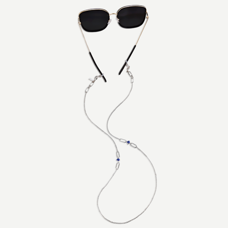 Bianca Silver Sunglasses Chain / Eyewear Chain