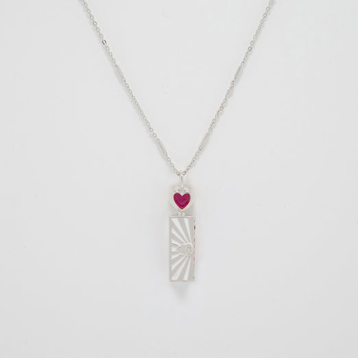 Alessia Protector Silver Pendant Necklace