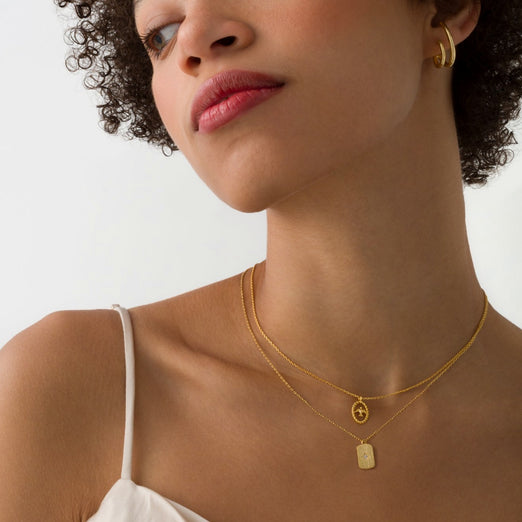 Stella Silver Pendant Necklace
