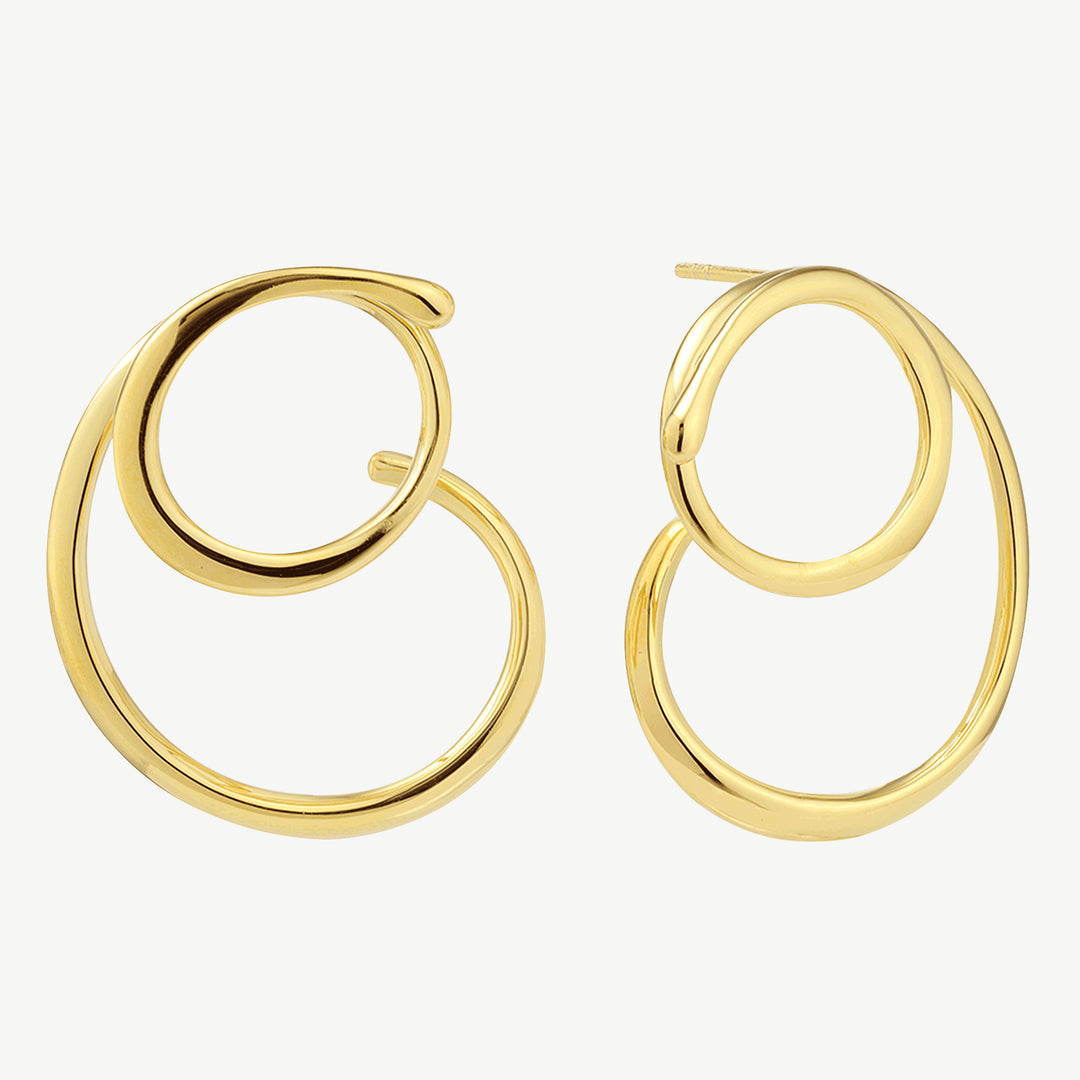 Summer Time Gold Earrings