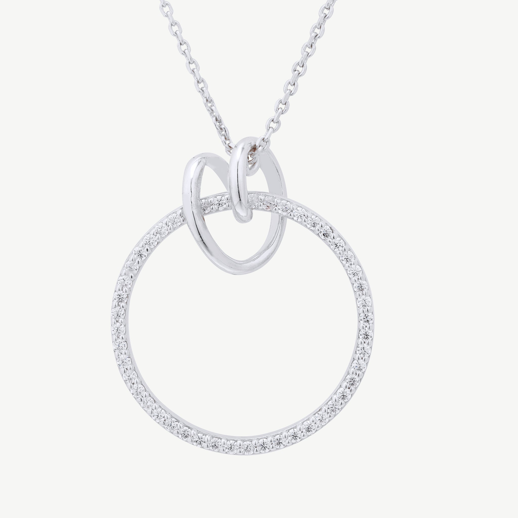 Shimmering Substance Silver Necklace