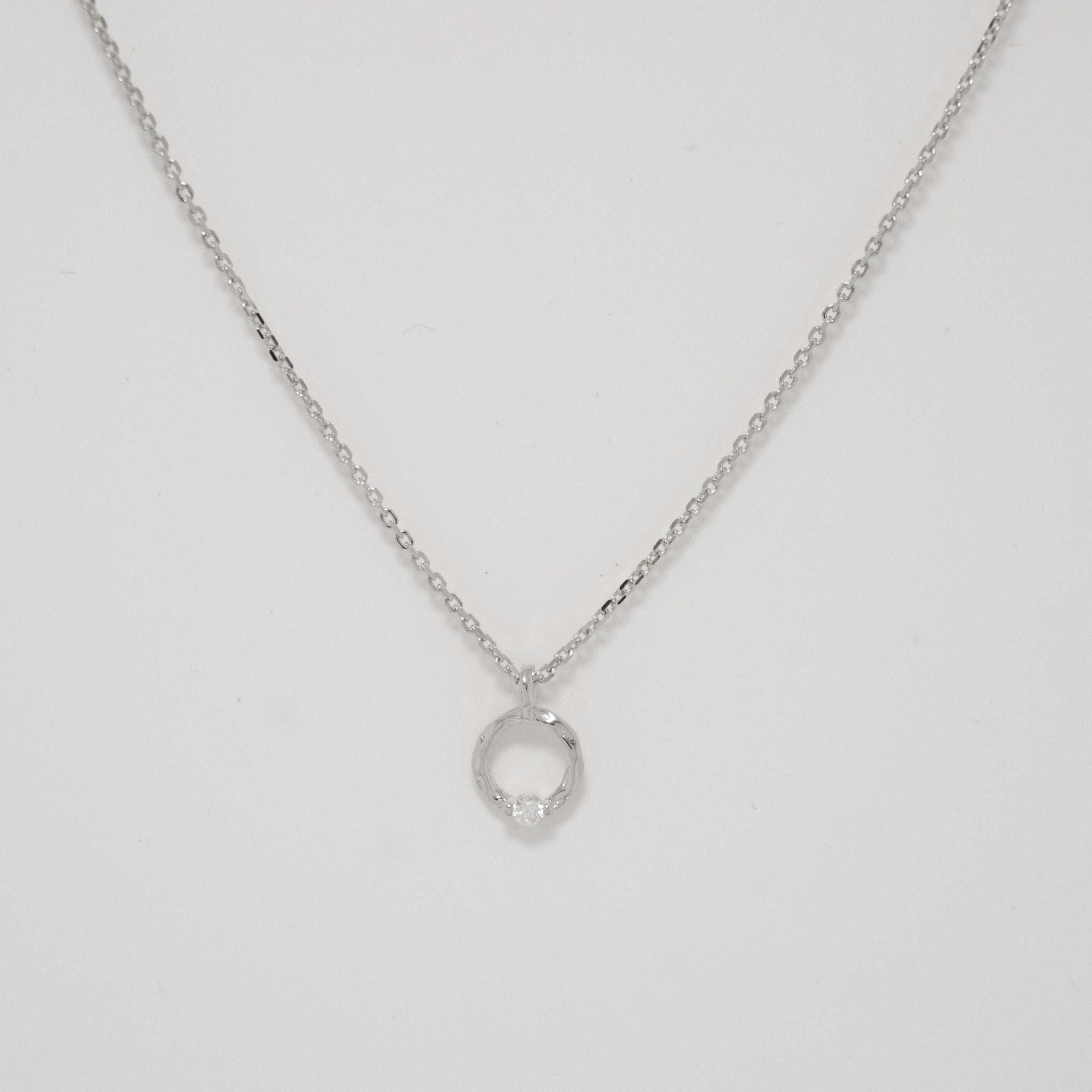 Nyra Silver Pendant Necklace
