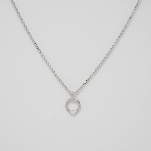 Nyra Silver Pendant Necklace