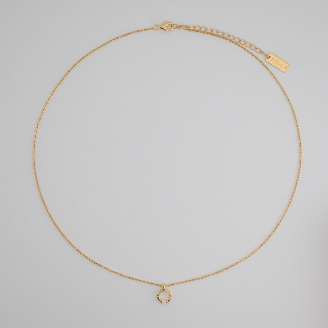 Nyra Gold Pendant Necklace