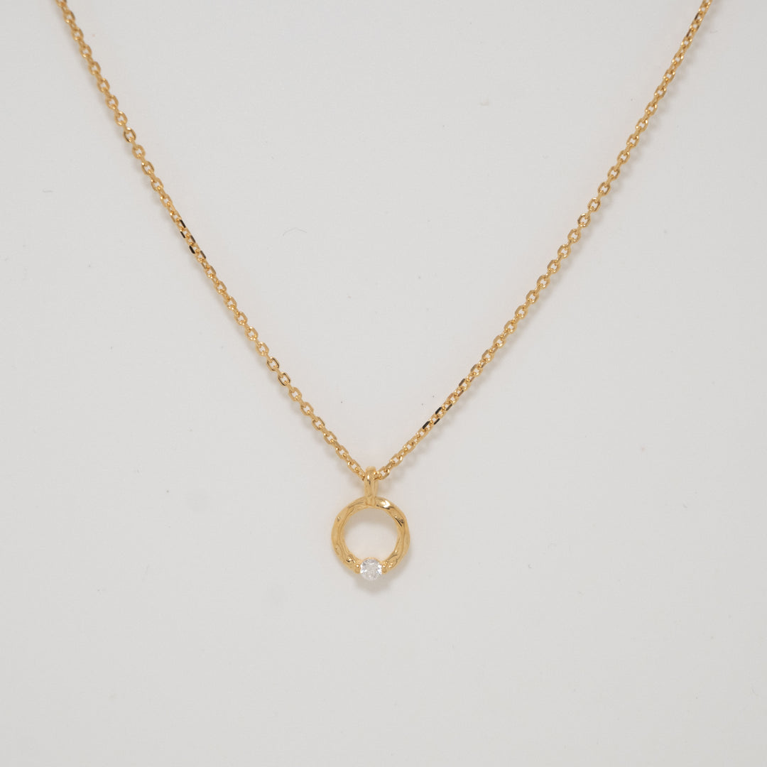 Nyra Gold Pendant Necklace