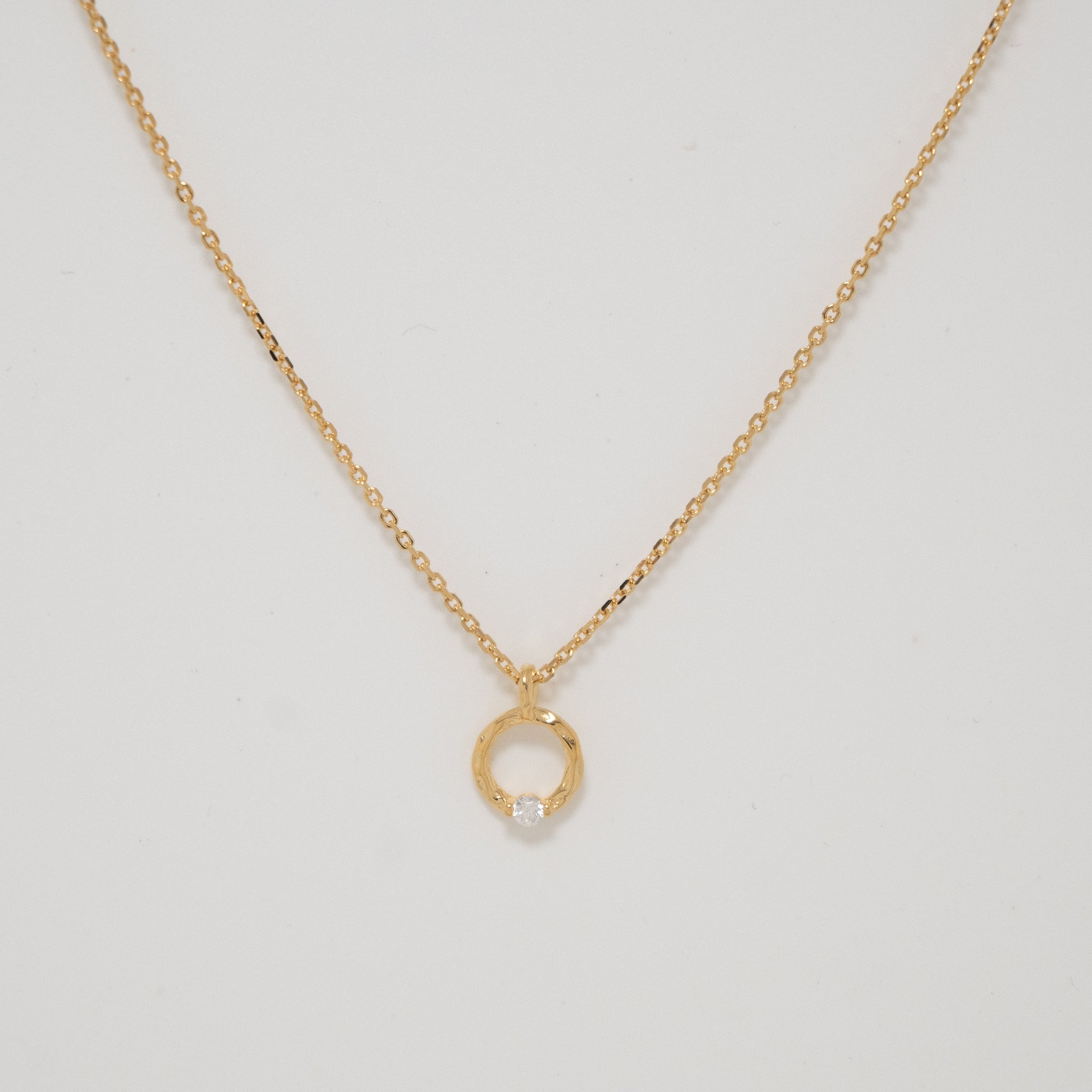 Nyra Gold Pendant Necklace