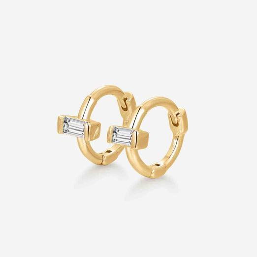 Circular Charm Gold Earrings