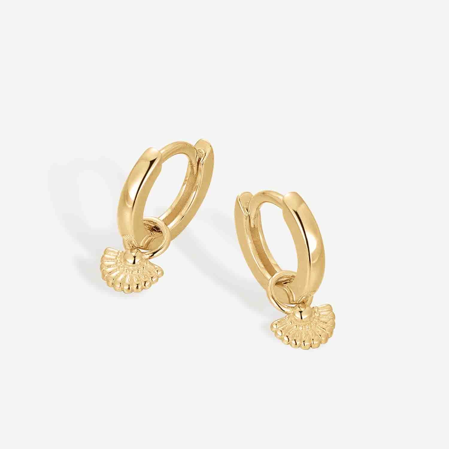 Dazzling Dewdrops Gold Earrings