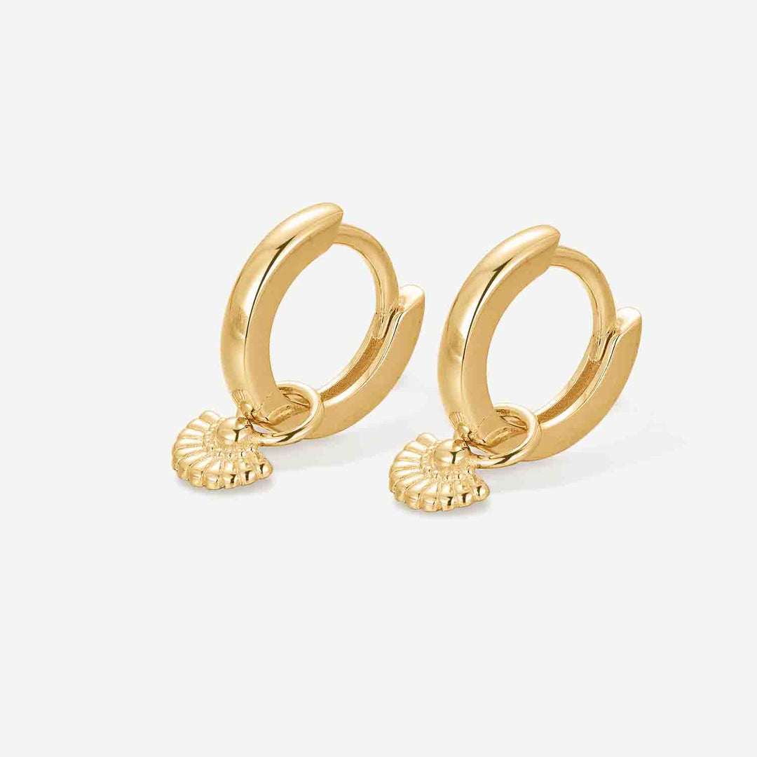 Dazzling Dewdrops Gold Earrings