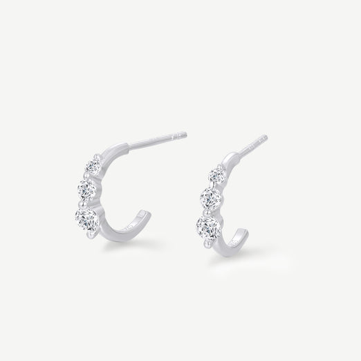 Sylvan Sparkle Silver Earrings