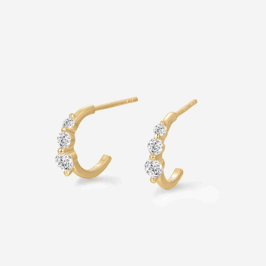 Sylvan Sparkle Gold Earrings