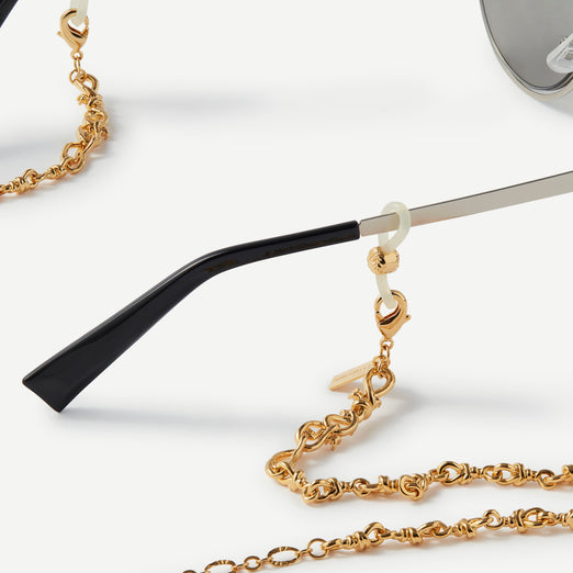 Guiding Vision Wave Eyewear Gold Chain