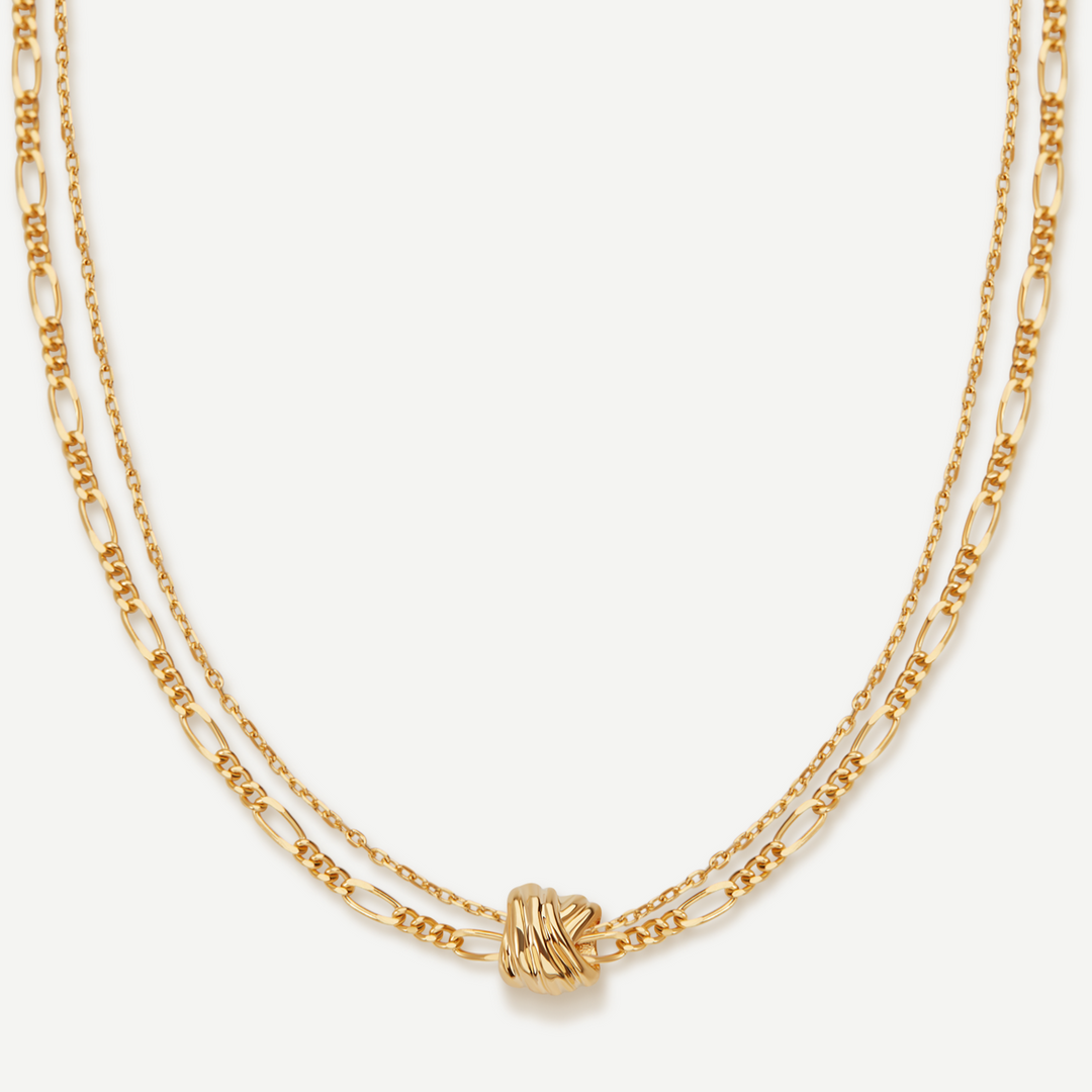 Double Aether Gold Necklace