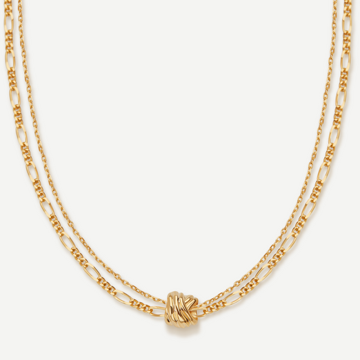 Double Aether Gold Necklace