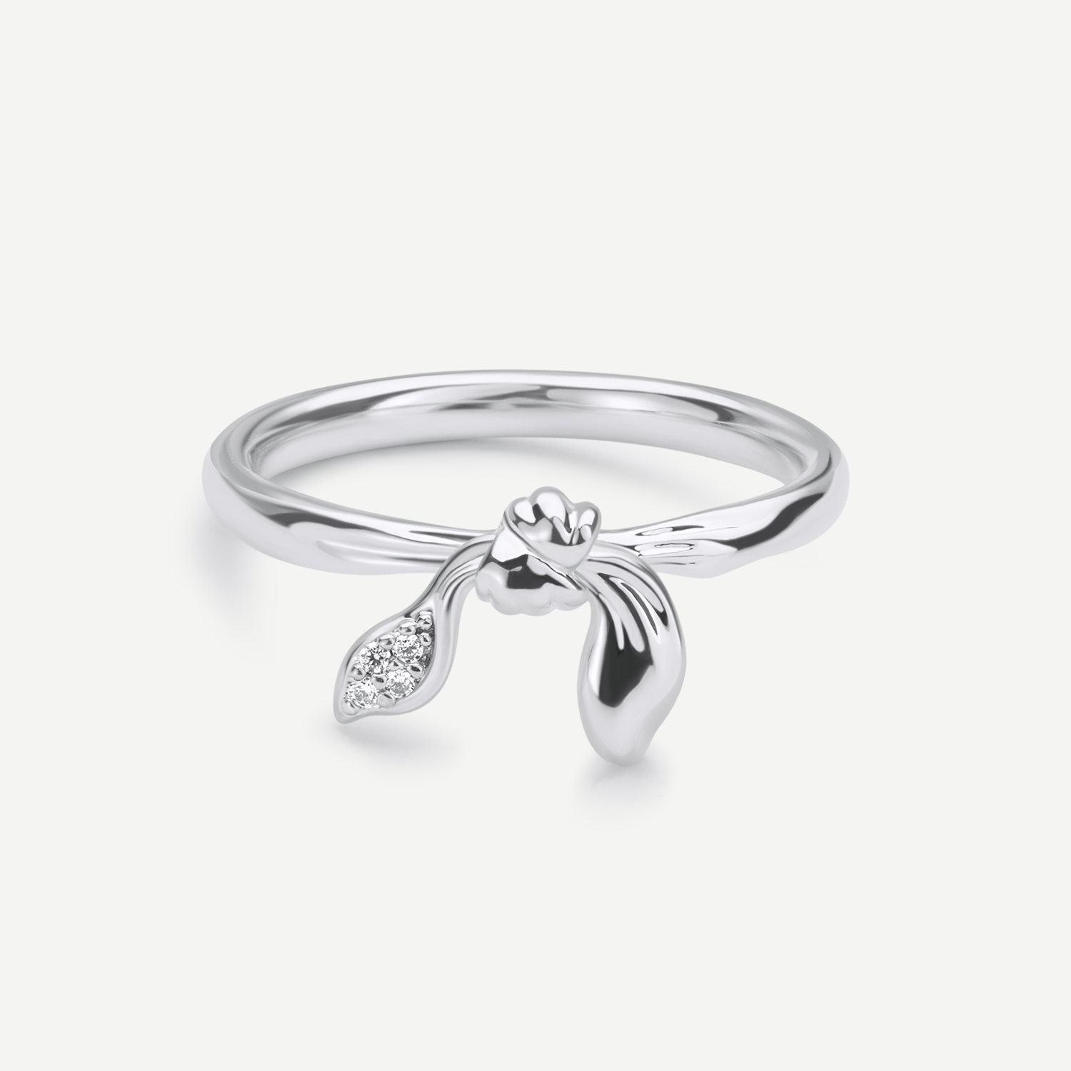 Calypso Diamond Silver Ring