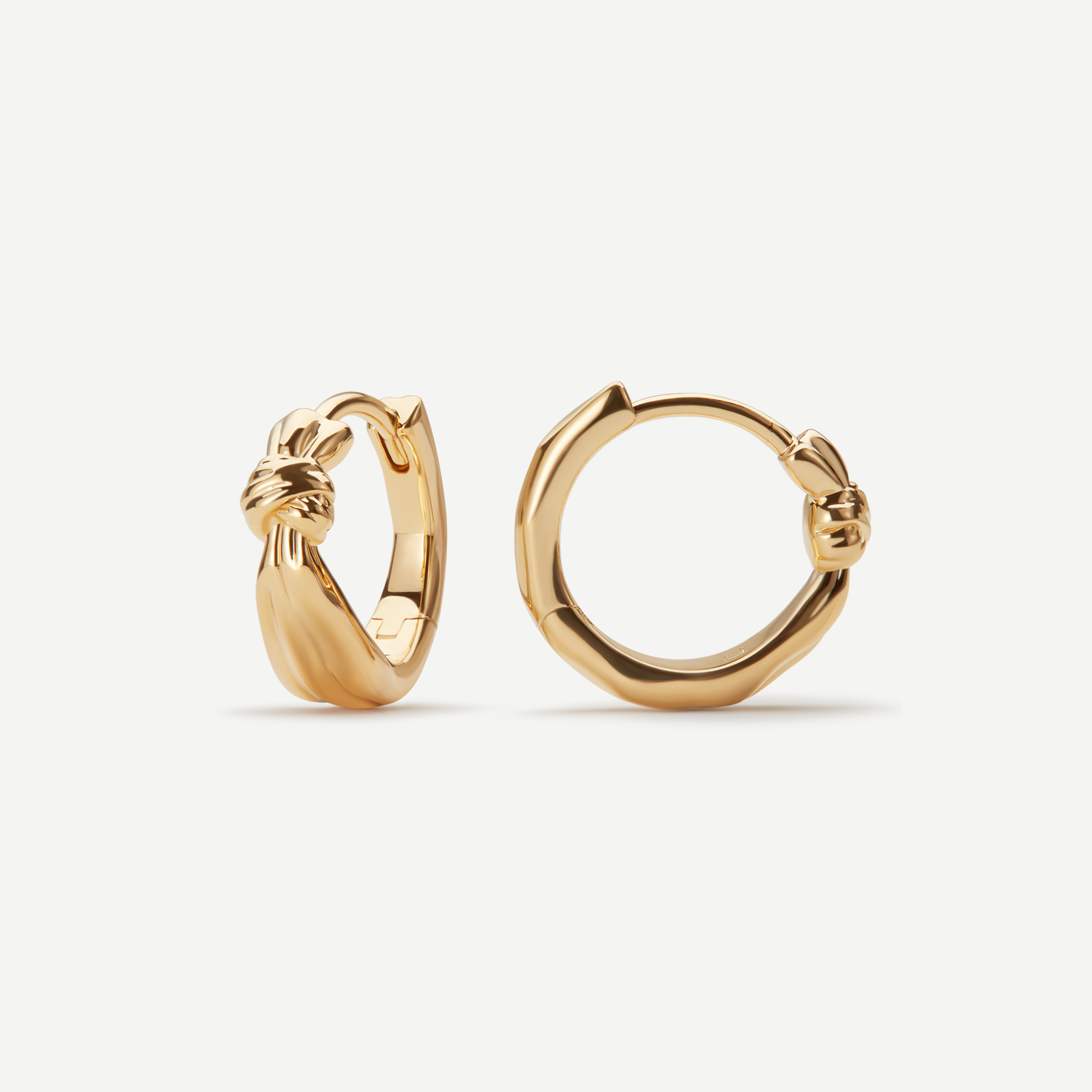 Lunara Gold Huggie Earrings