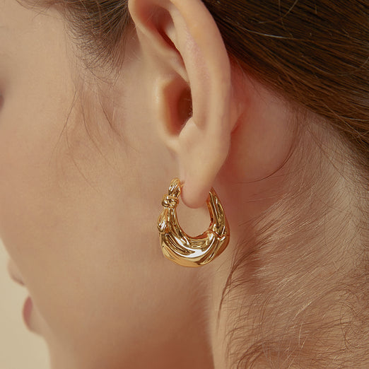 Hera Gold Hoop Earrings