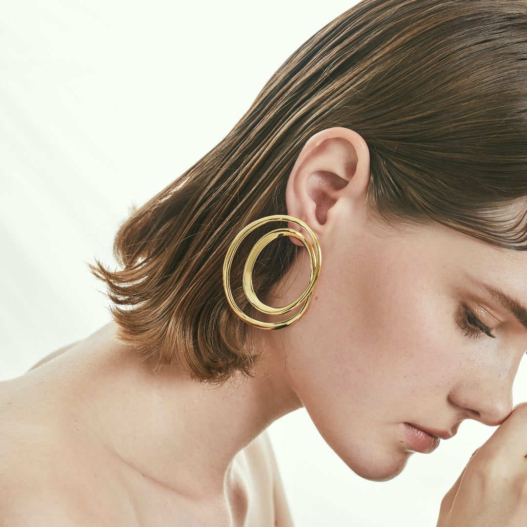 Pasiphae Gold Earrings