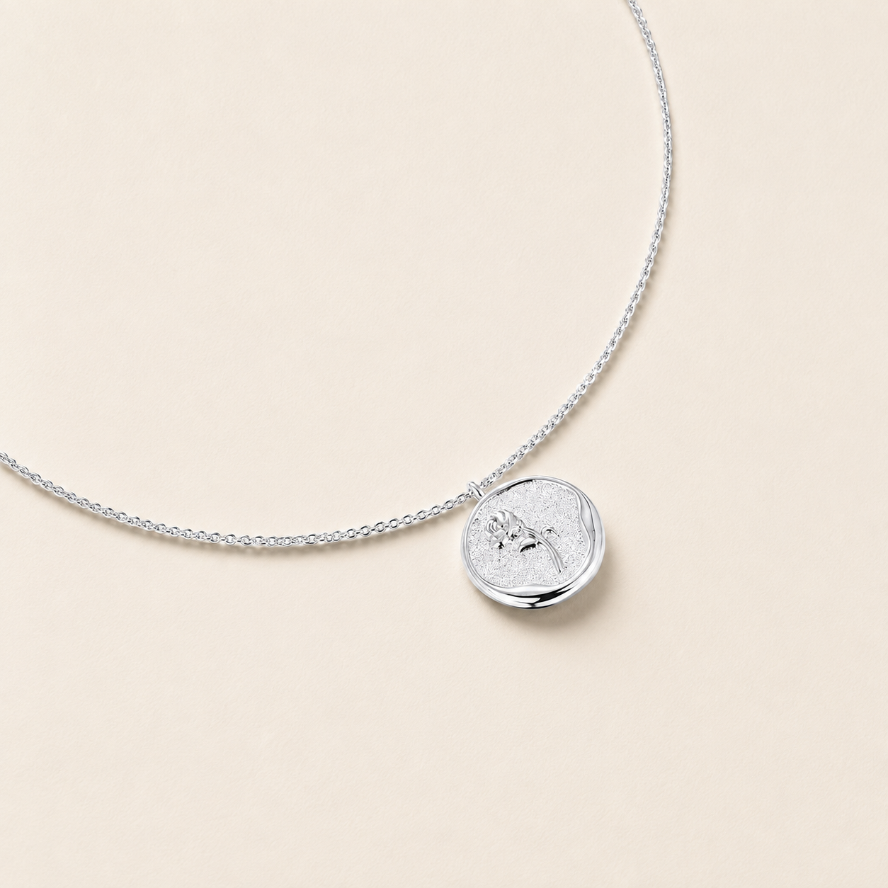 Eternal Beauty Silver Necklace