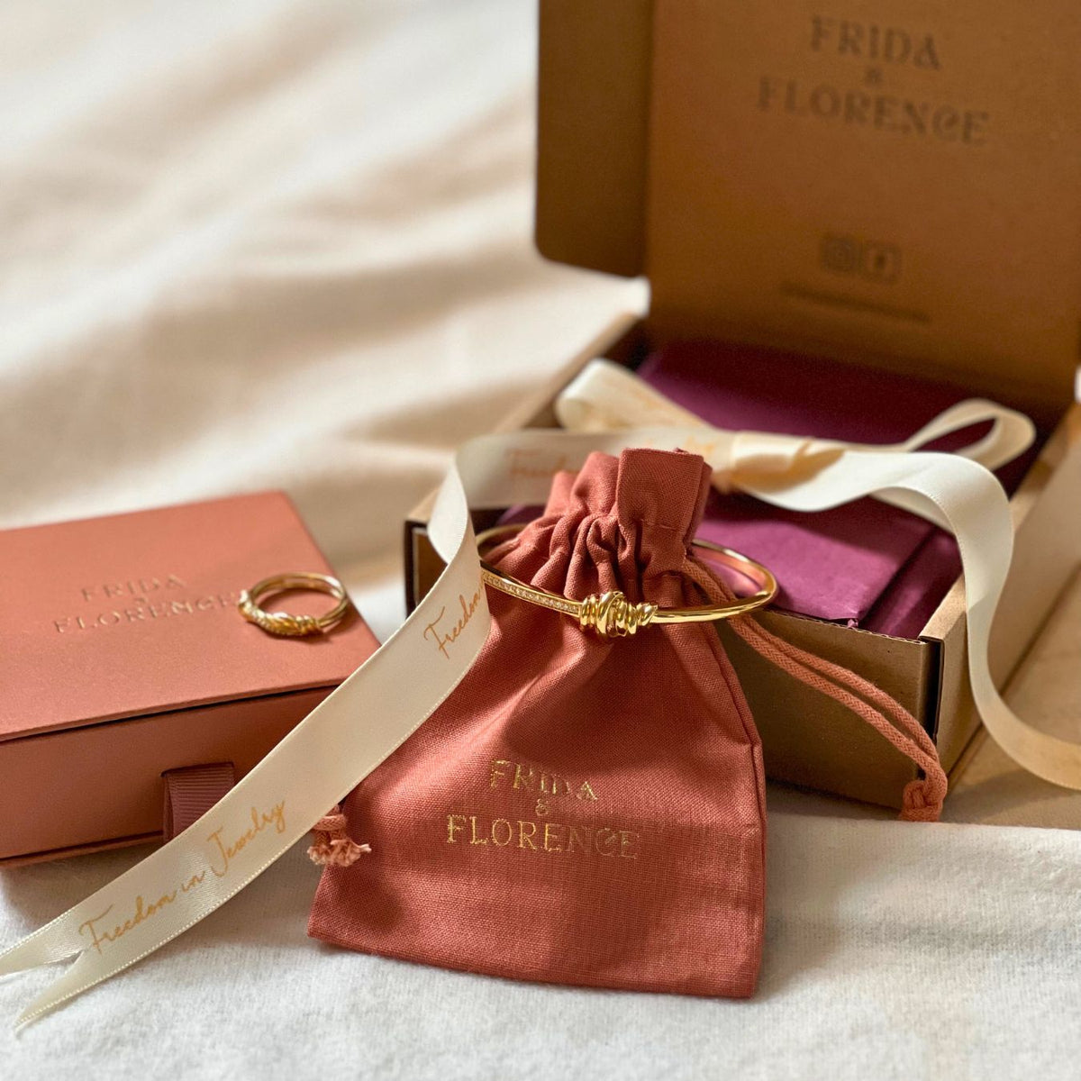 Frida & Florence gift card — luxury packaging