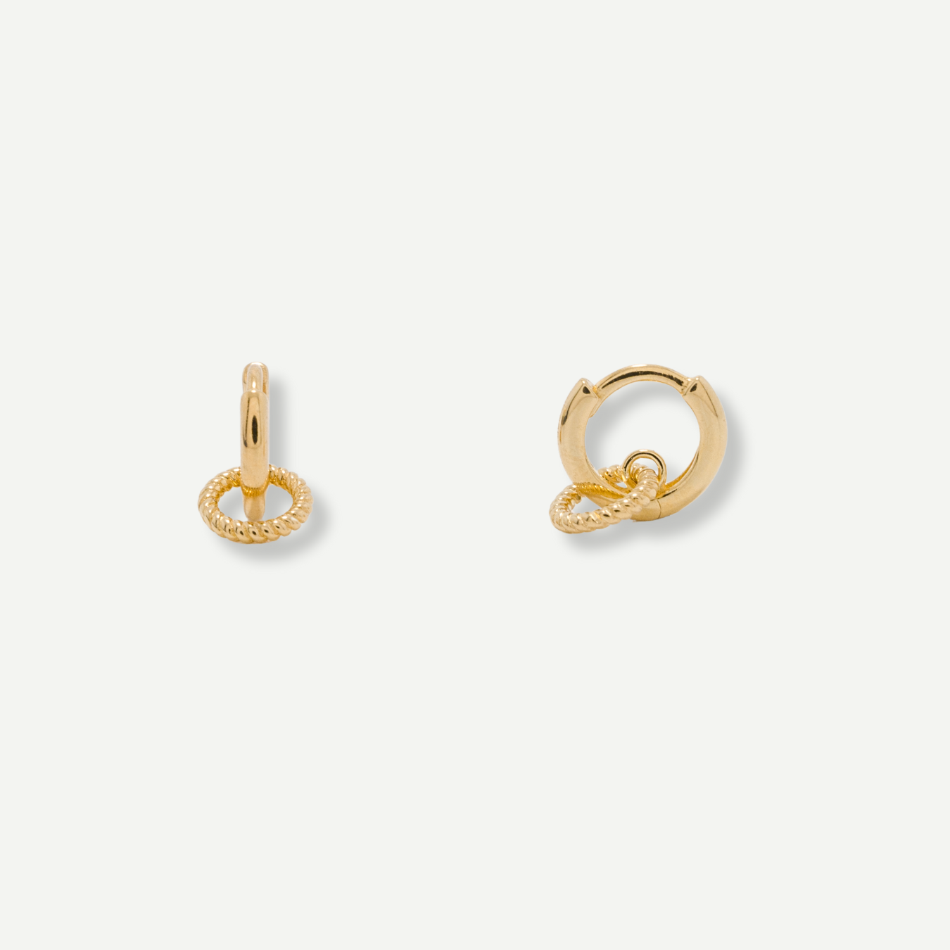 Idun Gold Huggie Earrings