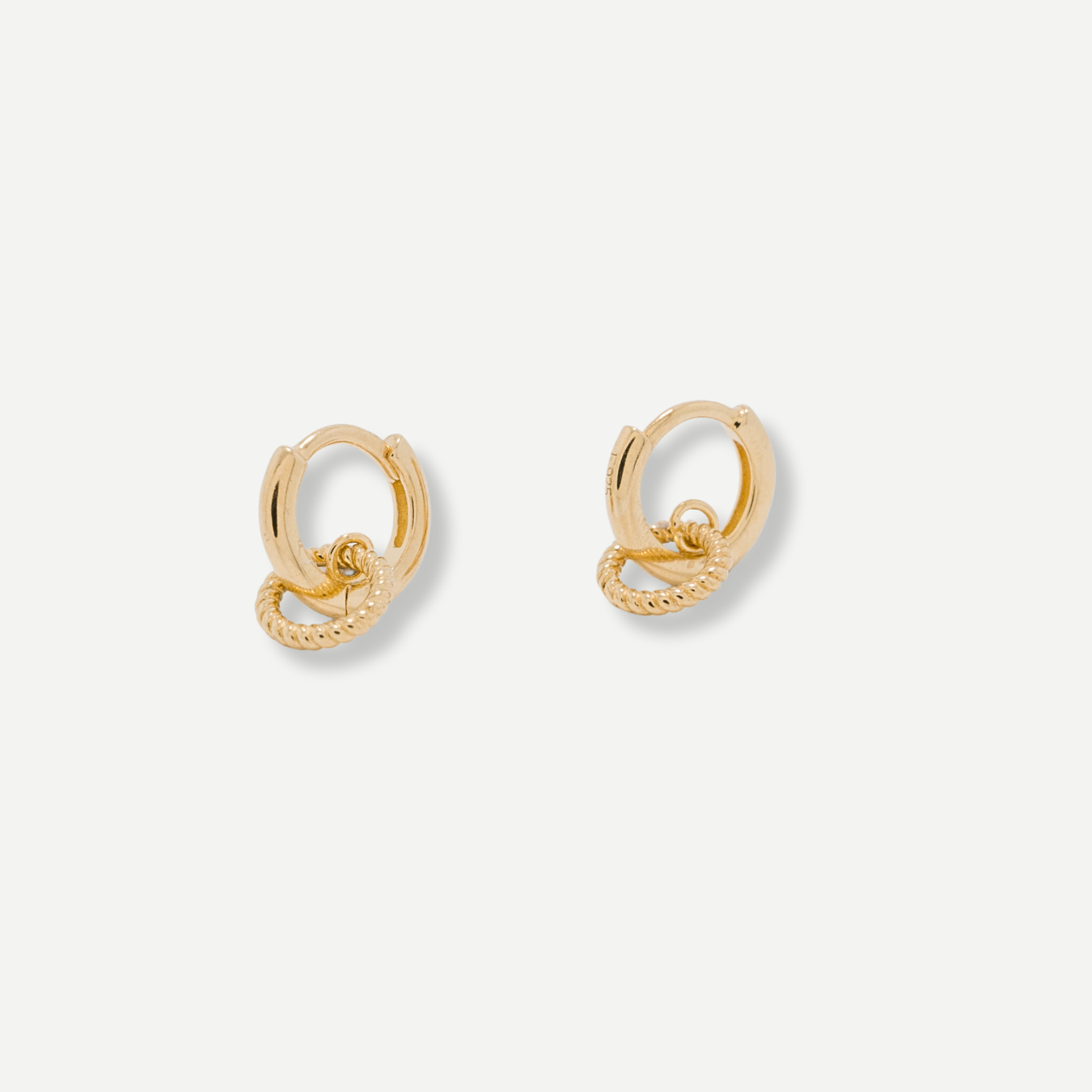 Idun Gold Huggie Earrings