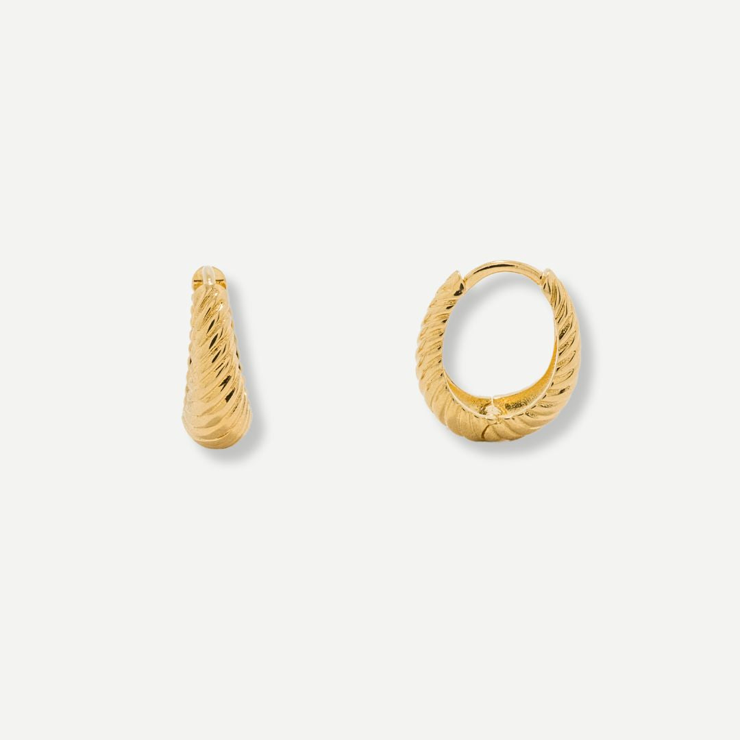 Juno Hoop Earrings Gold