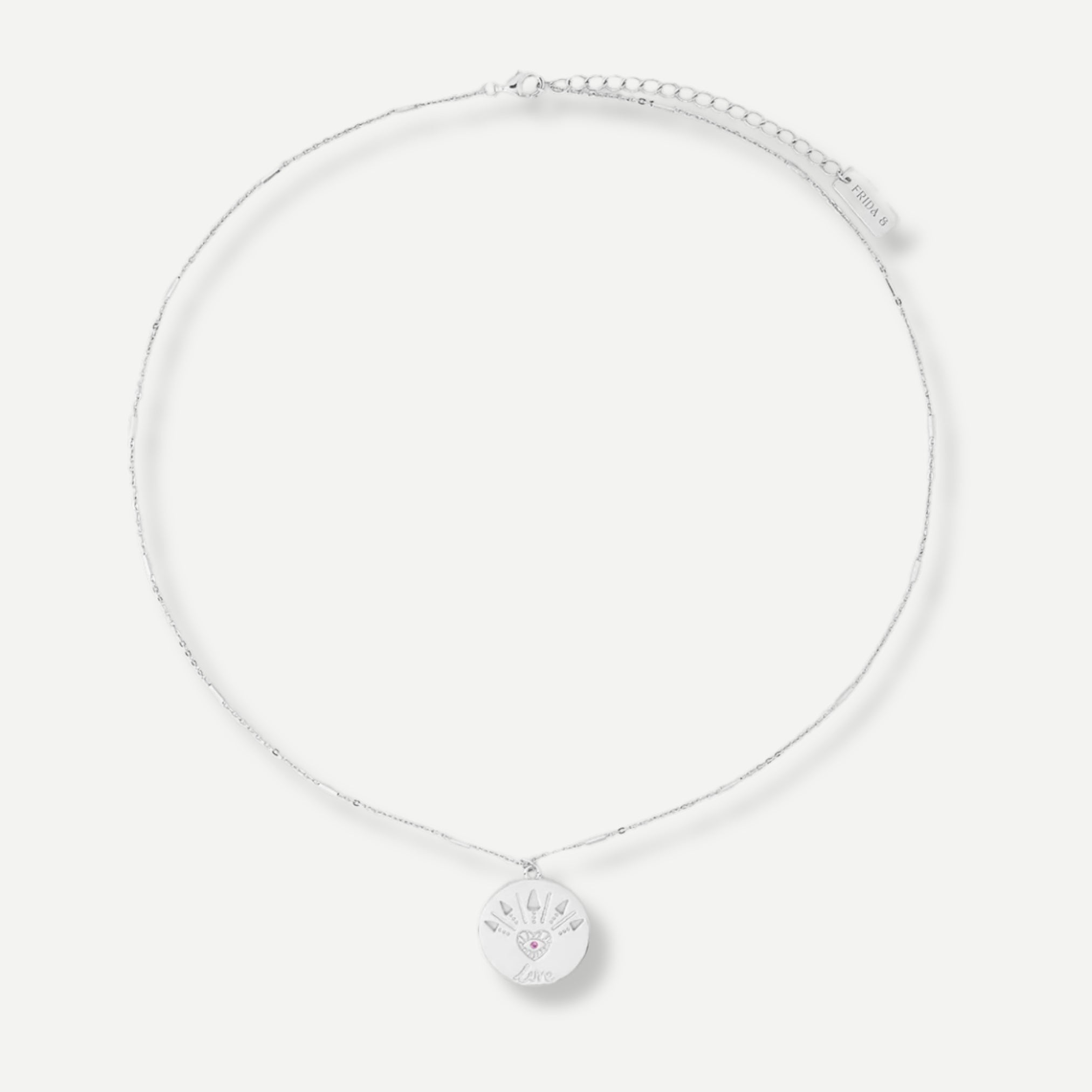 Love Is Blind Silver Pendant Necklace