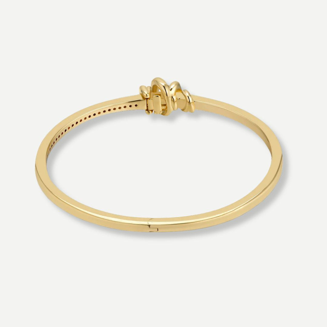 Mara Twist Zirconia Bangle