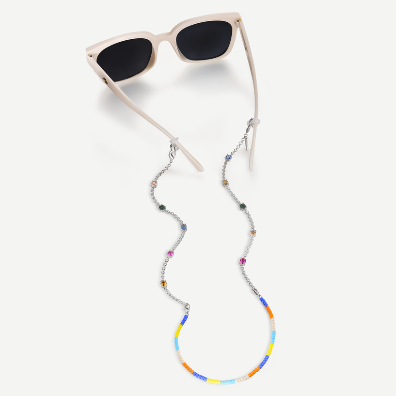 Isabella Silver Sunglasses Chain