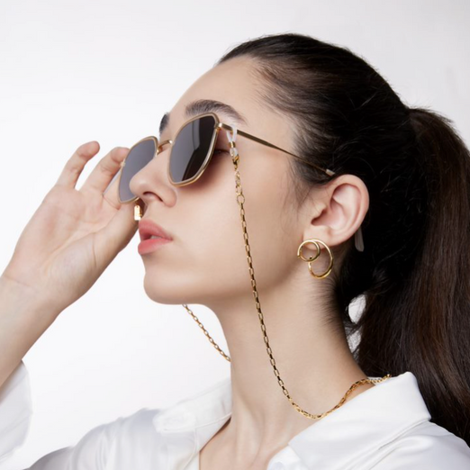 Natalia Silver Sunglasses Chain