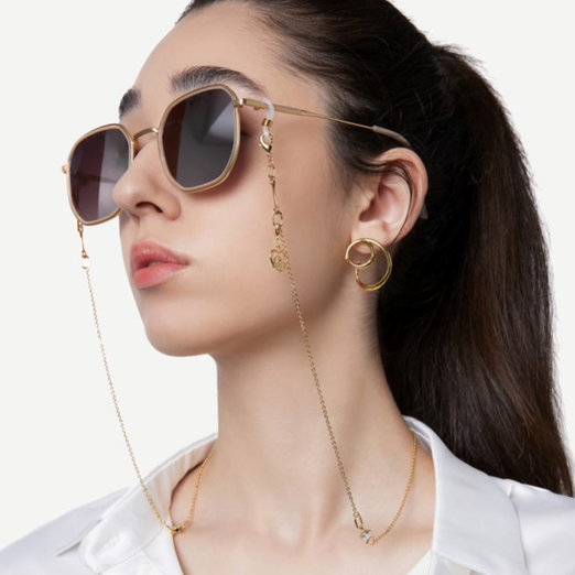 Isadora Silver Sunglasses Chain