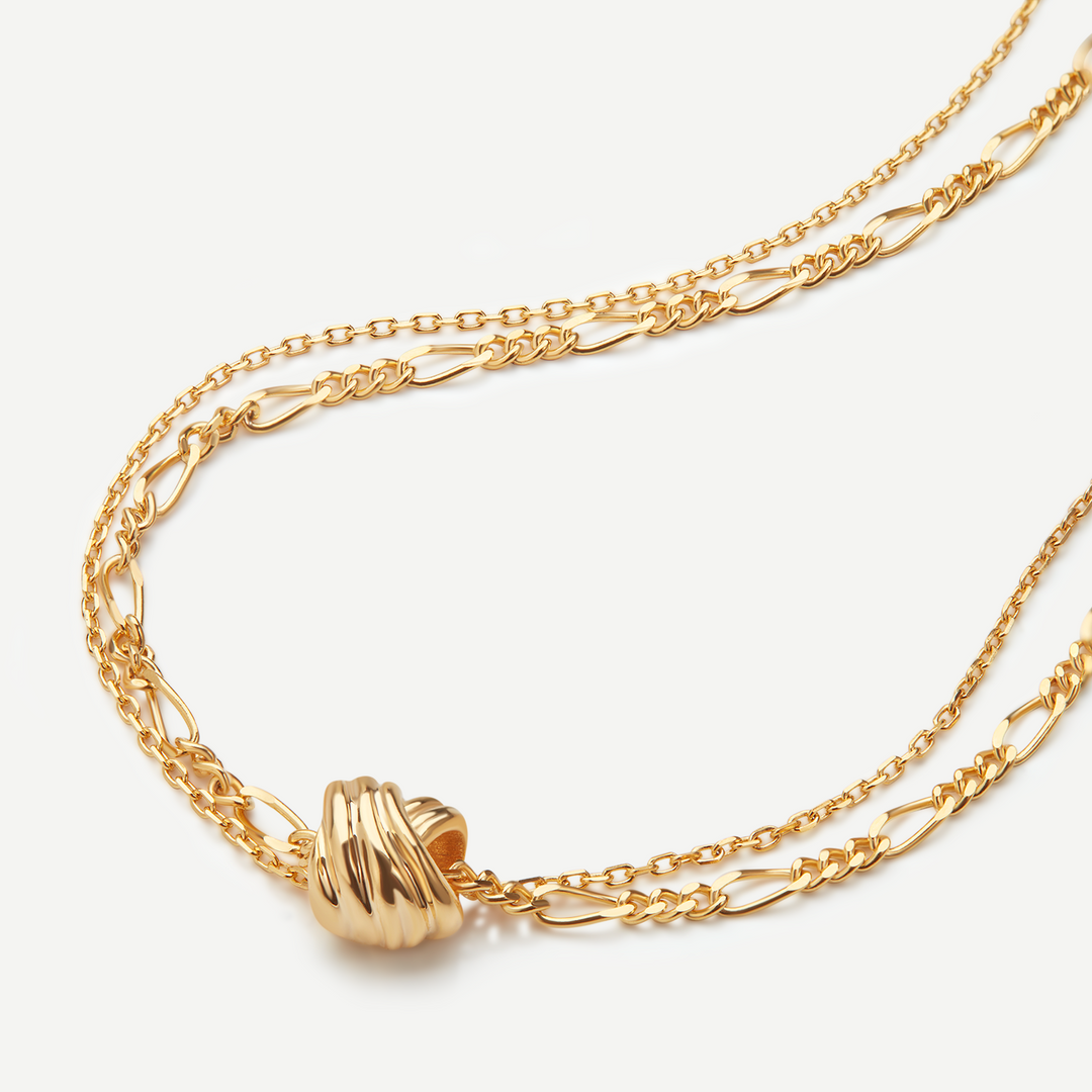 Double Aether Gold Necklace 