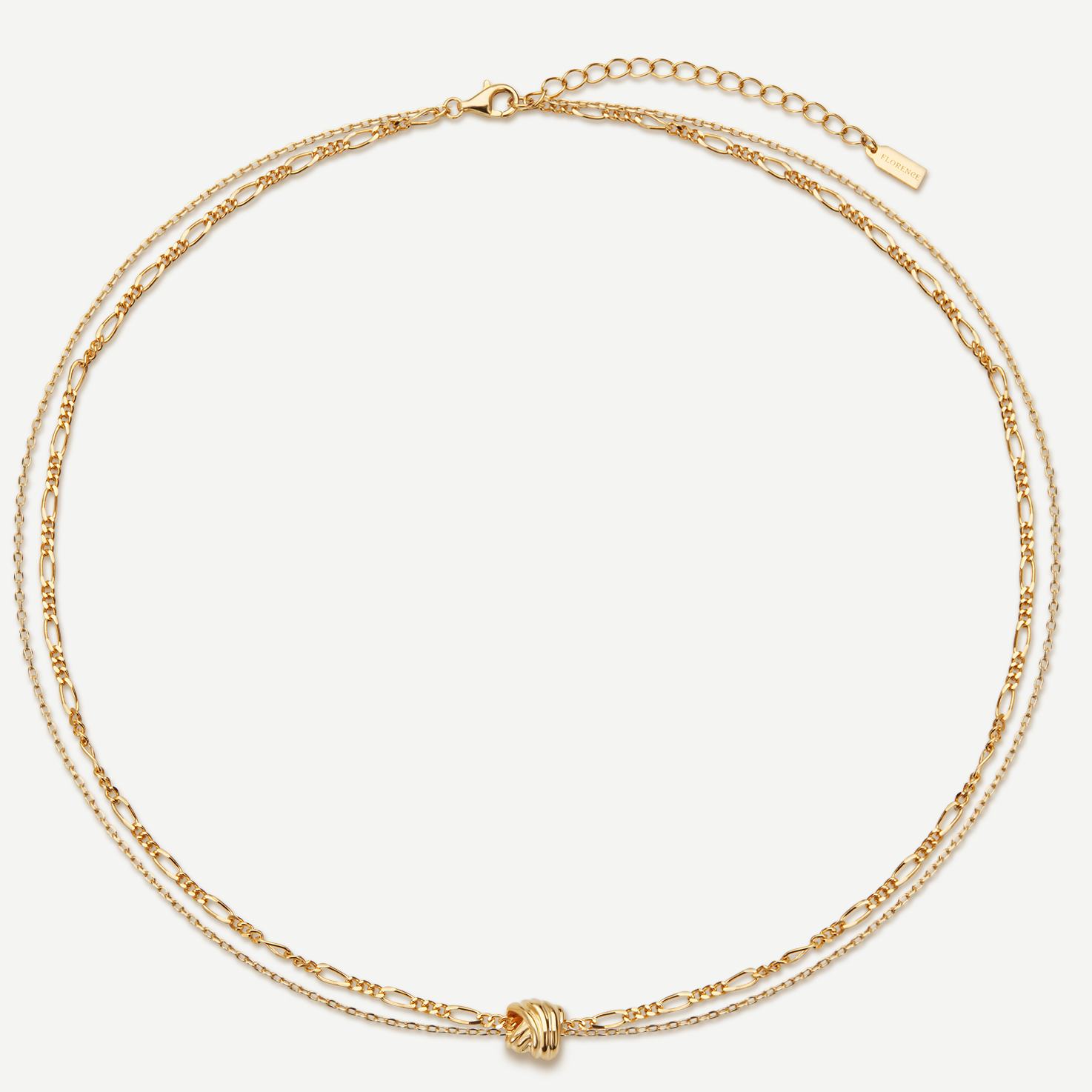 Double Aether Gold Necklace 