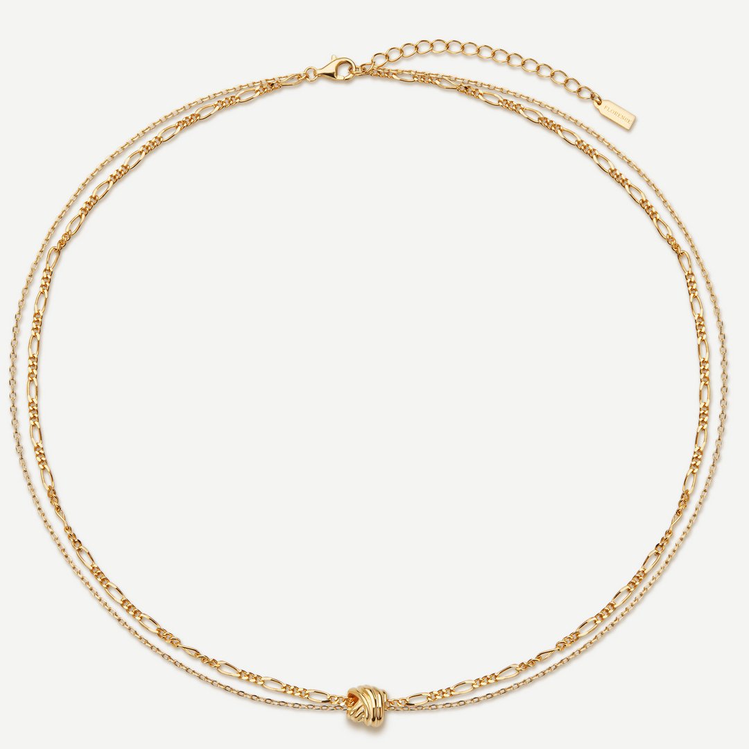 Double Aether Gold Necklace 