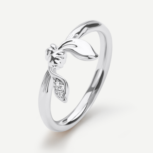 Calypso Diamond Silver Ring