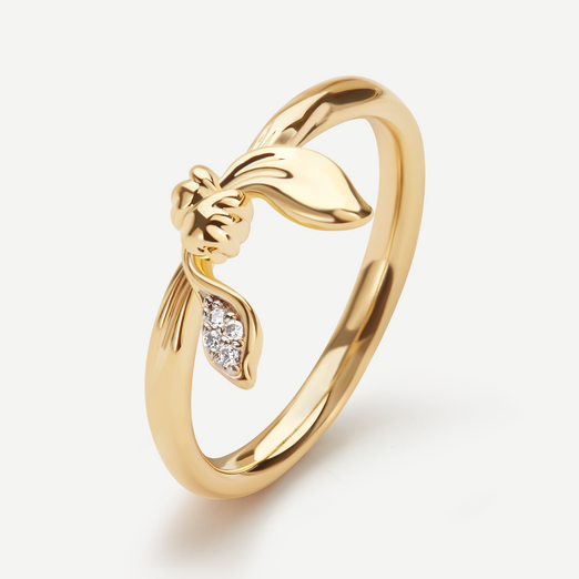 Calypso Diamond Gold Ring