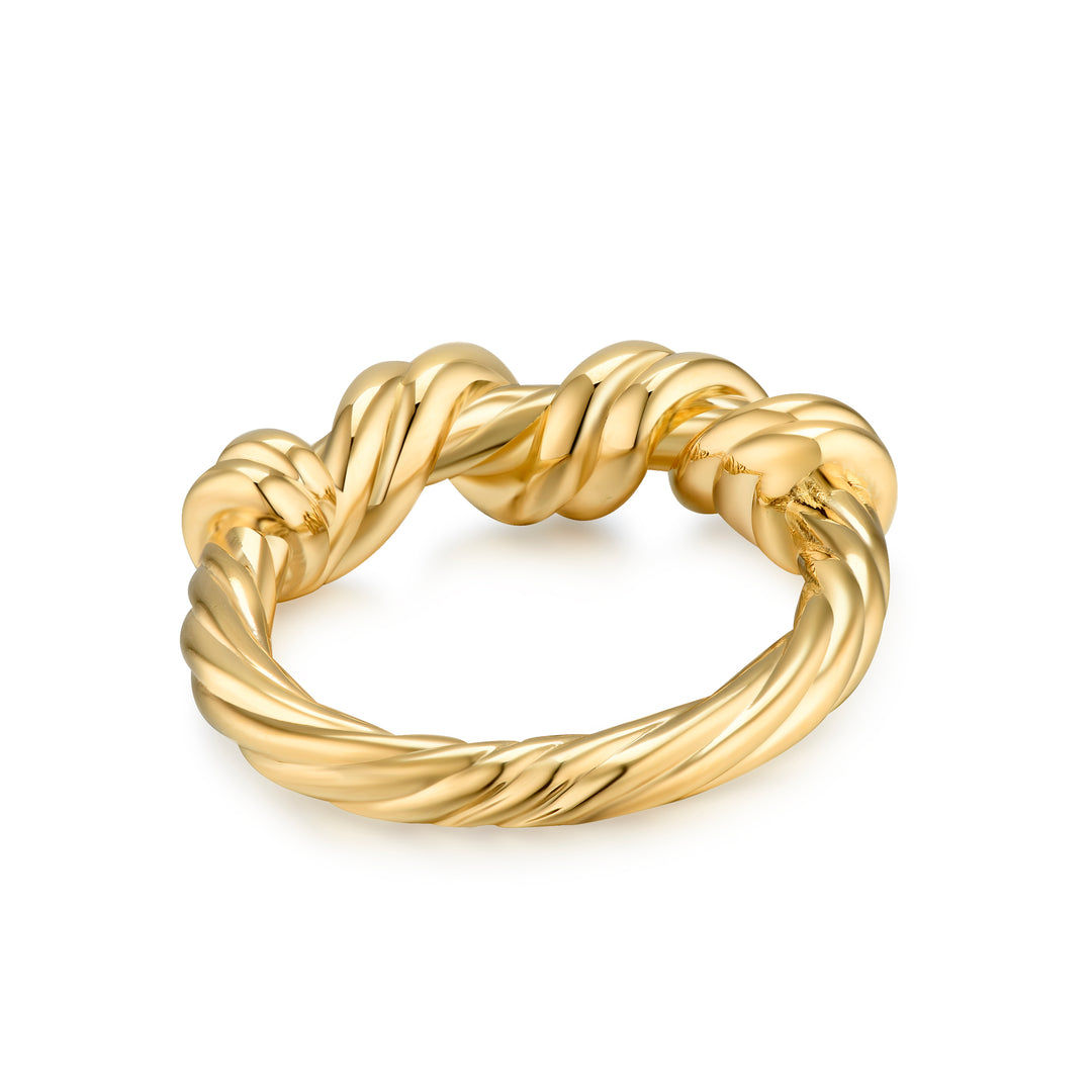 Ring - 18K recycled gold vermeil on recycled silver