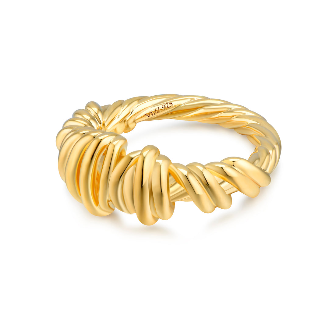 Ring - 18K recycled gold vermeil on recycled silver