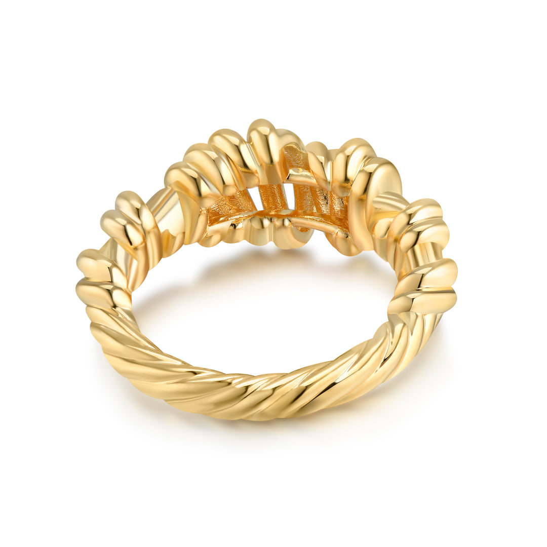 Ring - 18K recycled gold vermeil on recycled silver