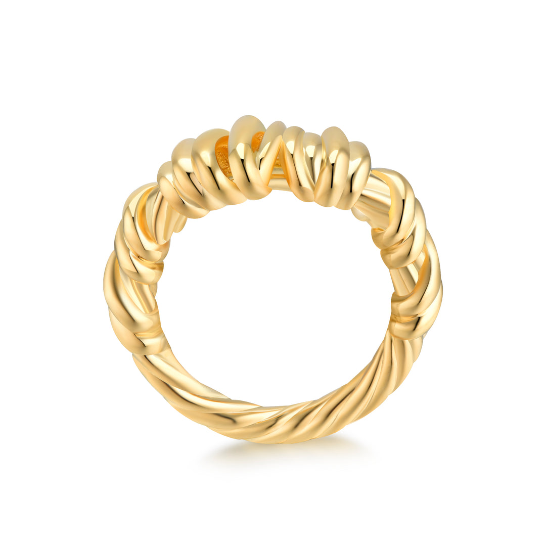 Ring - 18K recycled gold vermeil on recycled silver