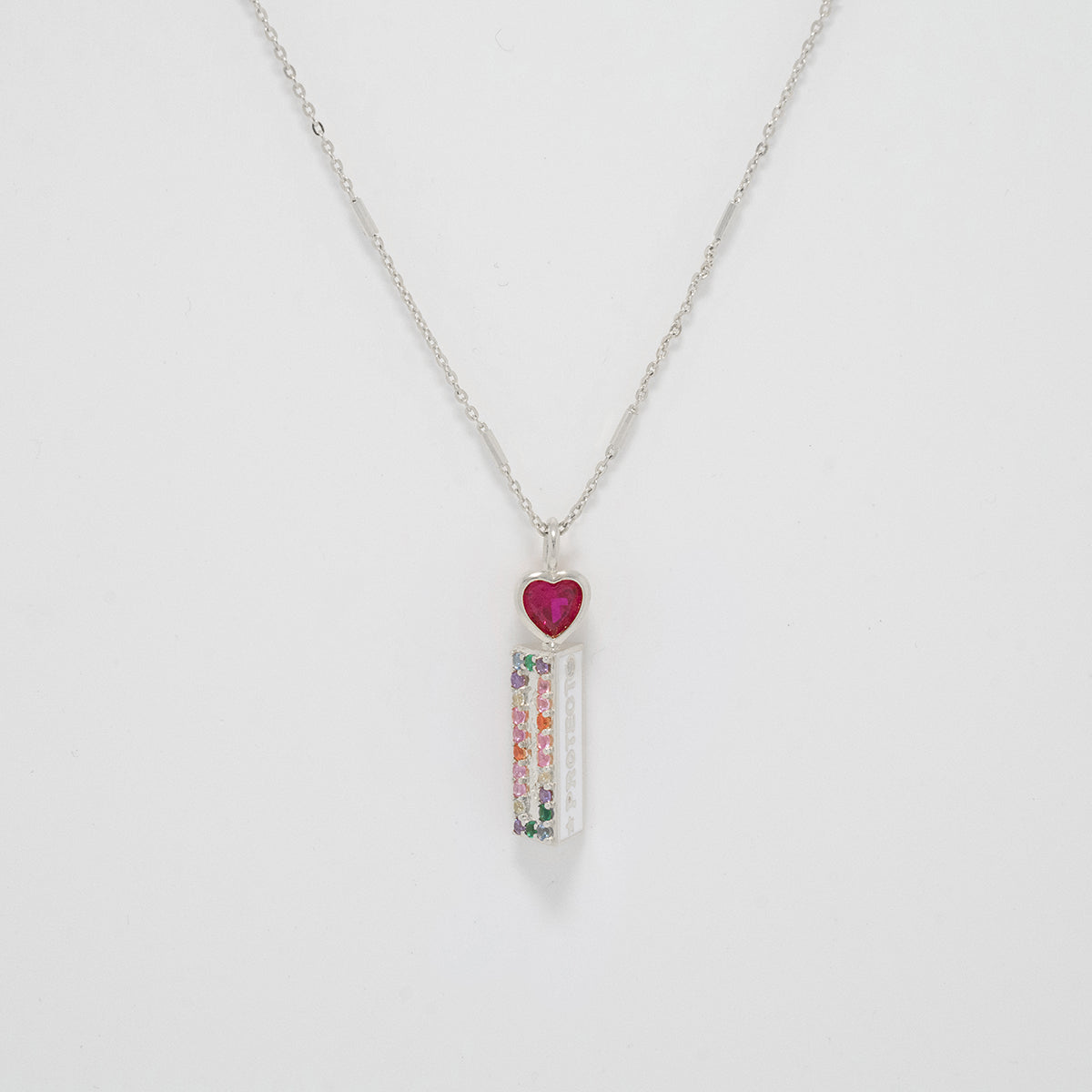 Alessia Protector Silver Pendant Necklace