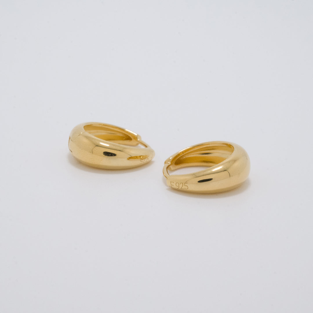 Lura Gold Small Huggie Earrings