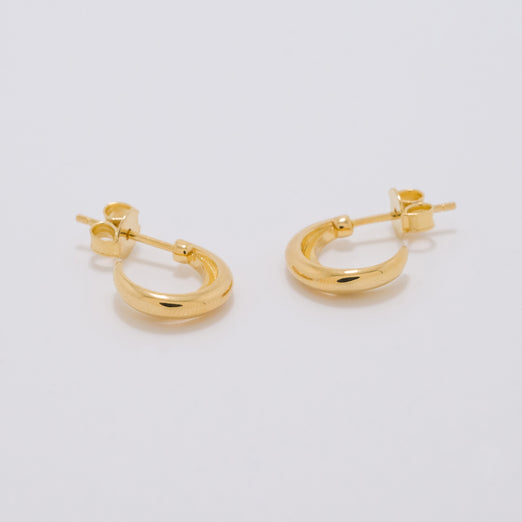 Mezza Luna Gold Earrings