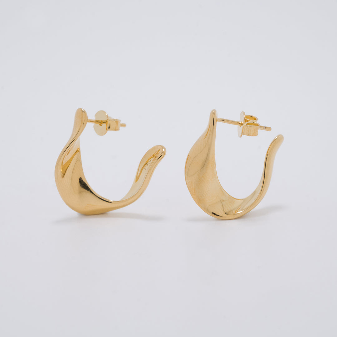 Rosewood Gold Earrings