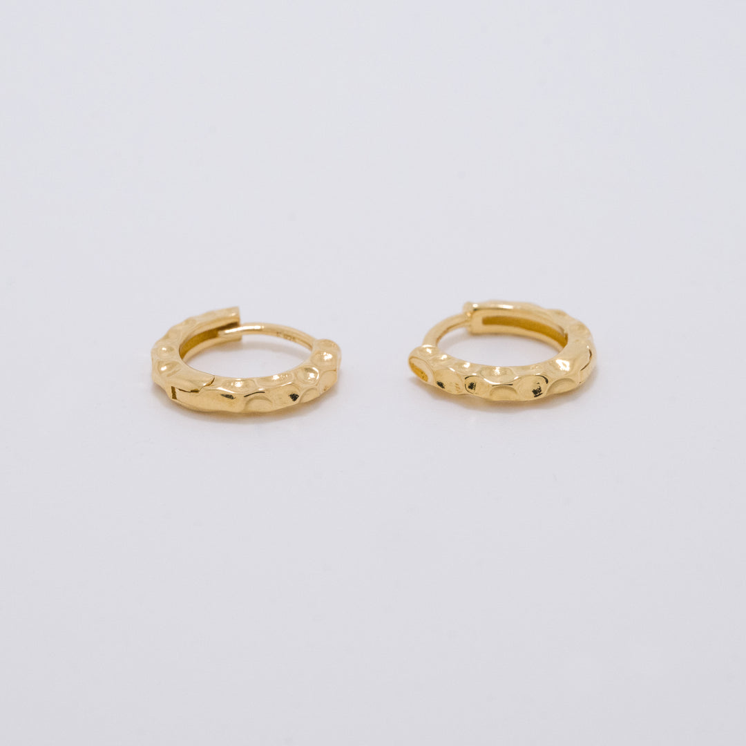 Eleanor Gold Huggie Earrings