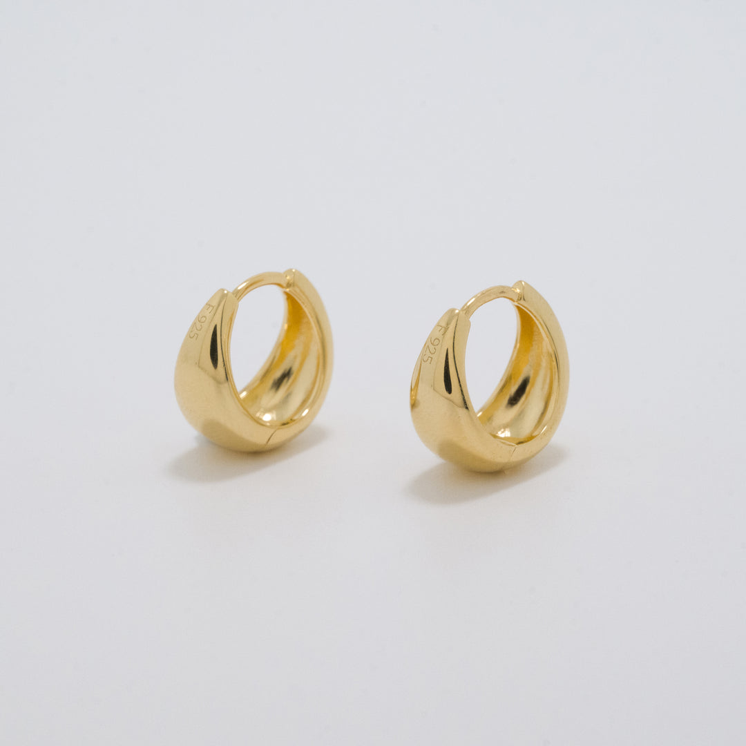 Lura Gold Small Huggie Earrings