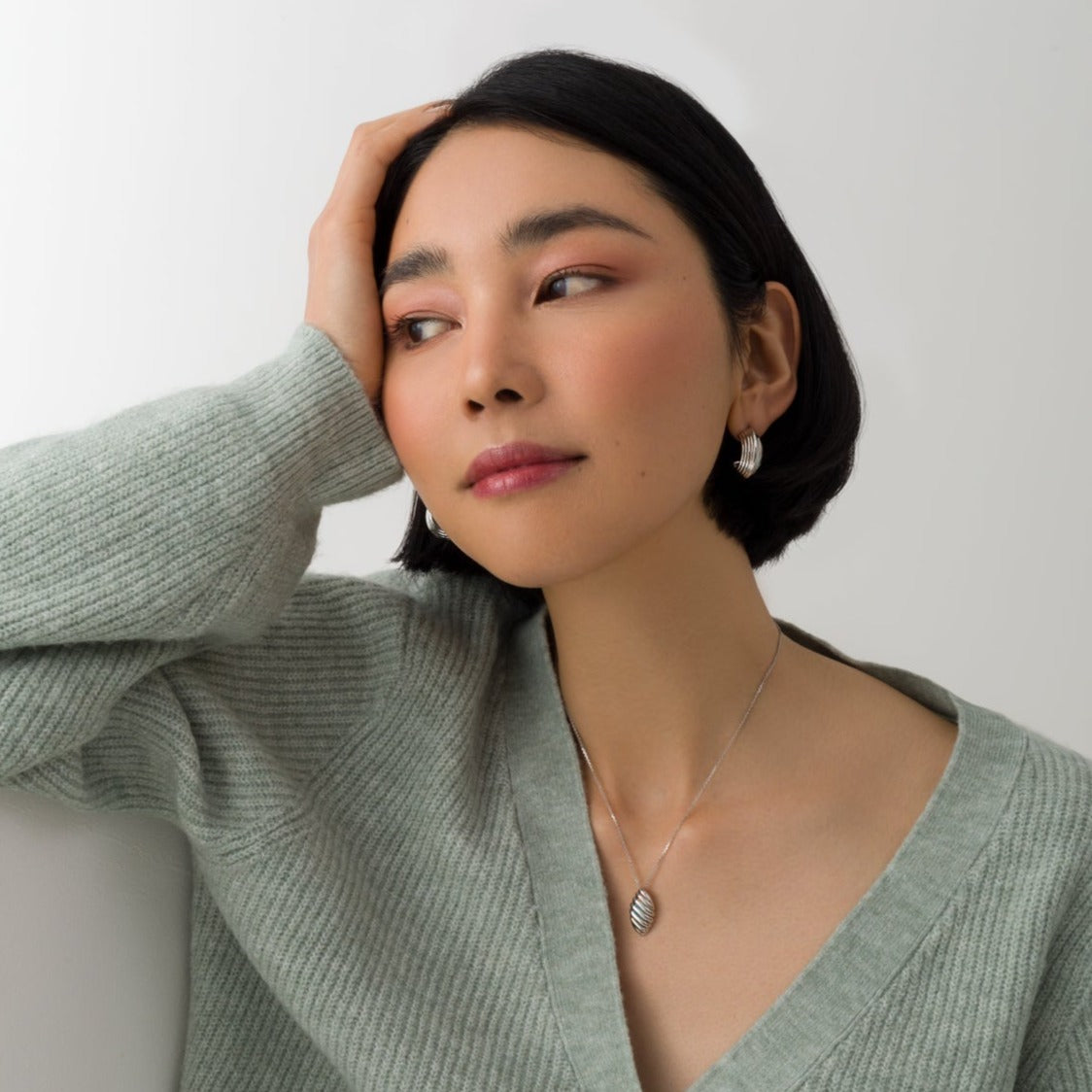 Dana Silver Pendant Necklace