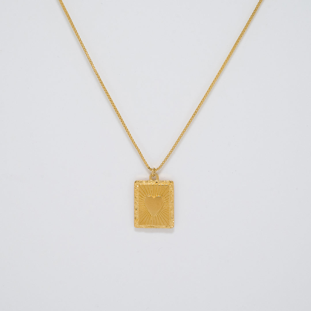 Heart of Gold Pendant Necklace