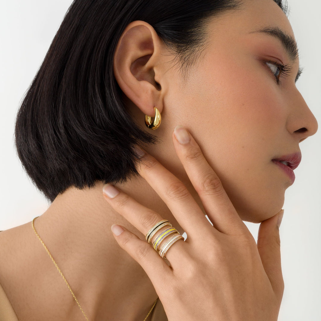 Lura Gold Small Huggie Earrings